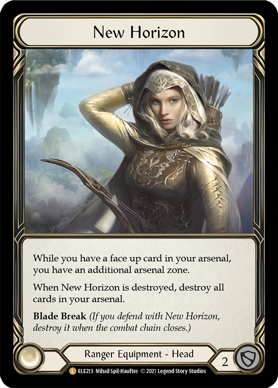 New Horizon [ELE213] (Tales of Aria)  1st Edition Cold Foil | Good Games Cannington