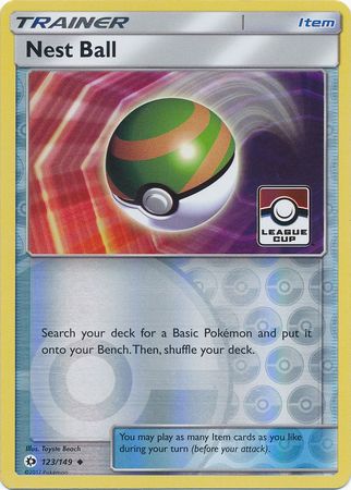 Nest Ball (123/149) (League Promo) [Sun & Moon: Base Set] | Good Games Cannington