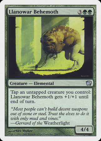 Llanowar Behemoth [Ninth Edition] | Good Games Cannington