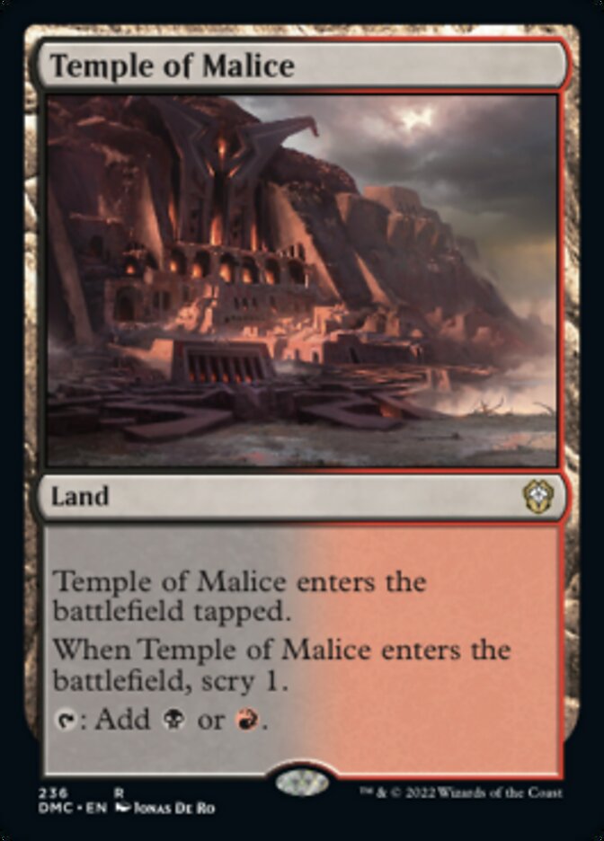 Temple of Malice [Dominaria United Commander] | Good Games Cannington