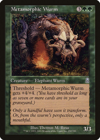 Metamorphic Wurm [Odyssey] | Good Games Cannington