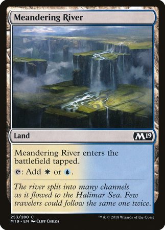 Meandering River [Core Set 2019] | Good Games Cannington