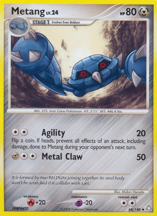 Metang (64/146) [Diamond & Pearl: Legends Awakened] | Good Games Cannington