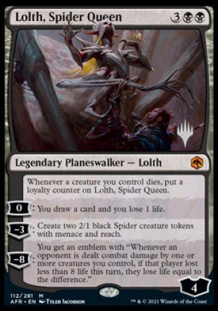 Lolth, Spider Queen (Promo Pack) [Dungeons & Dragons: Adventures in the Forgotten Realms Promos] | Good Games Cannington