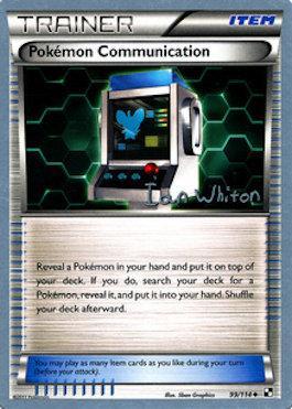 Pokemon Communication (99/114) (American Gothic - Ian Whiton) [World Championships 2013] | Good Games Cannington