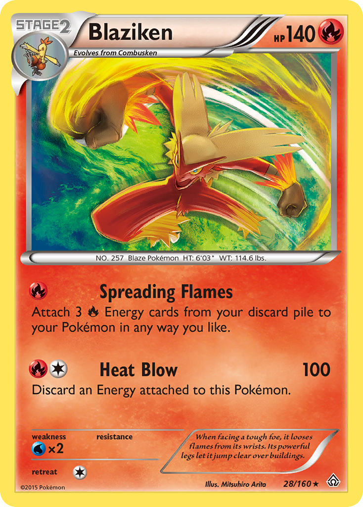 Blaziken (28/160) [XY: Primal Clash] | Good Games Cannington