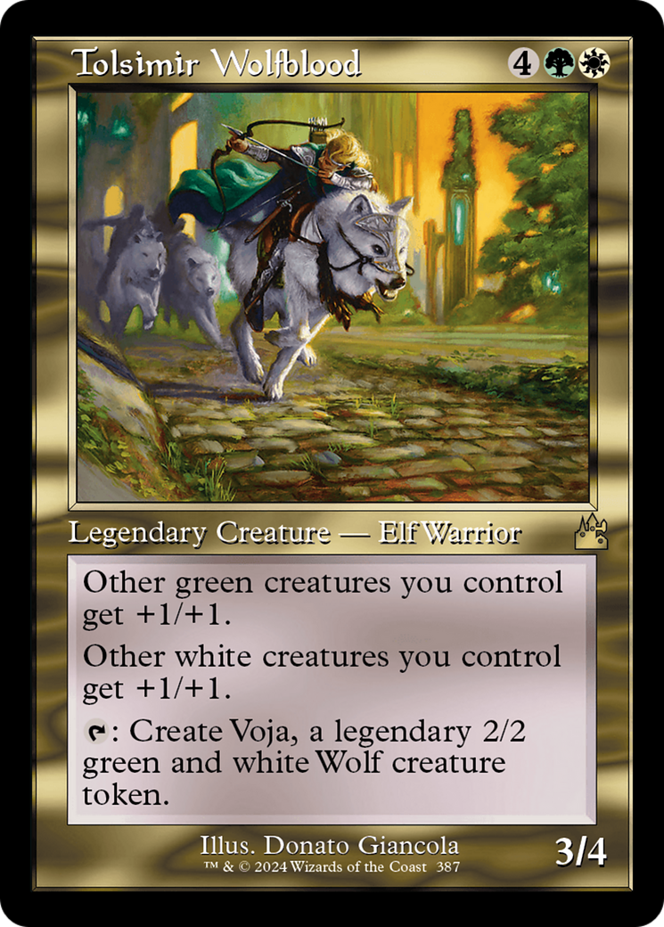 Tolsimir Wolfblood (Retro Frame) [Ravnica Remastered] | Good Games Cannington