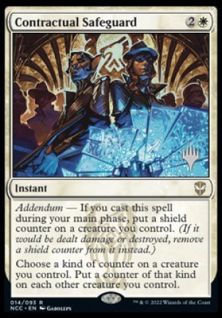 Contractual Safeguard (Promo Pack) [Streets of New Capenna Commander Promos] | Good Games Cannington