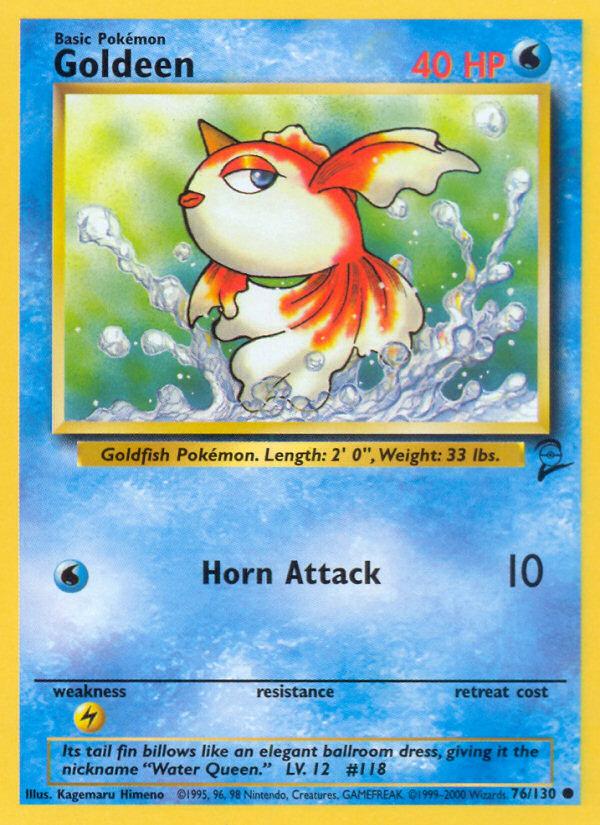 Goldeen (76/130) [Base Set 2] | Good Games Cannington