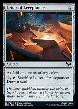 Letter of Acceptance [Strixhaven: School of Mages] | Good Games Cannington