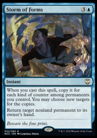 Storm of Forms (Promo Pack) [Streets of New Capenna Commander Promos] | Good Games Cannington