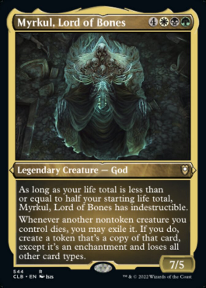 Myrkul, Lord of Bones (Foil Etched) [Commander Legends: Battle for Baldur's Gate] | Good Games Cannington