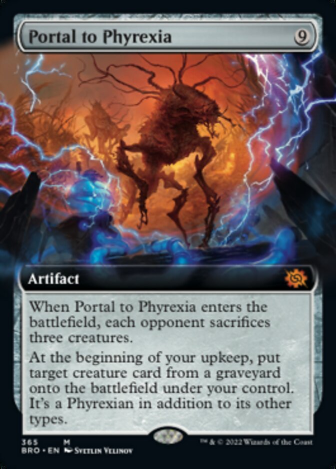 Portal to Phyrexia (Extended Art) [The Brothers' War] | Good Games Cannington