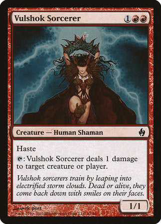 Vulshok Sorcerer [Premium Deck Series: Fire and Lightning] | Good Games Cannington