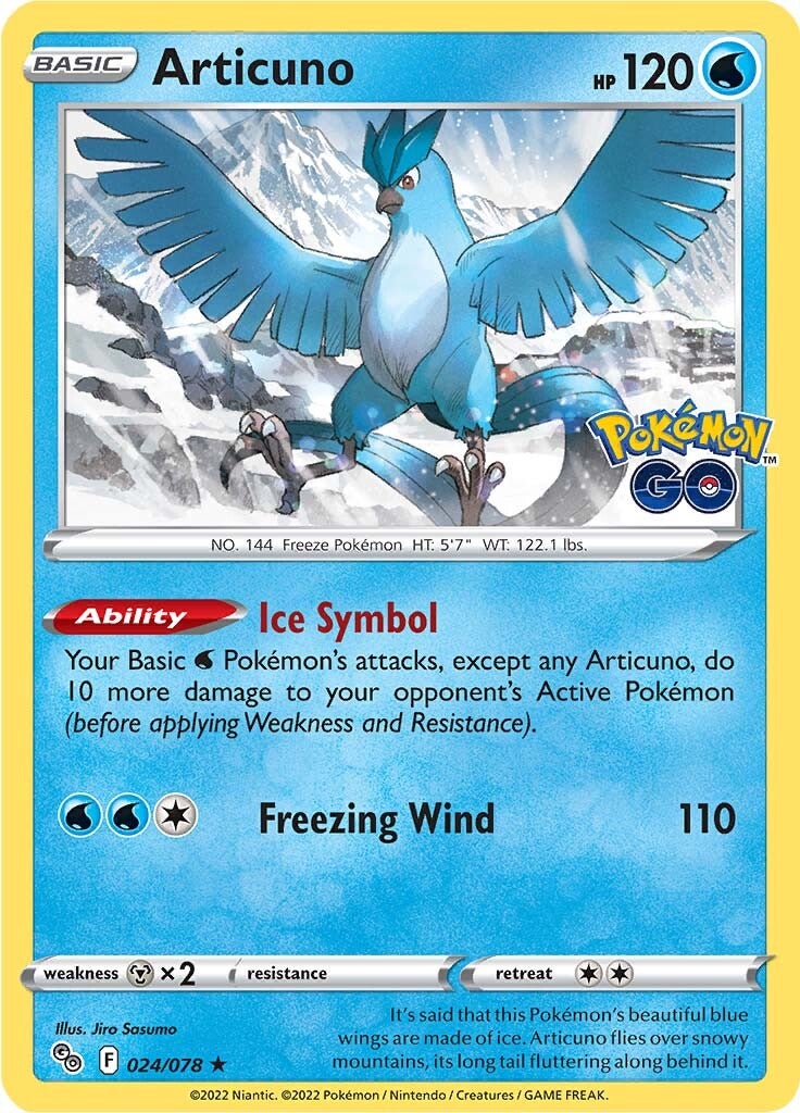 Articuno (024/078) [Pokémon GO] | Good Games Cannington