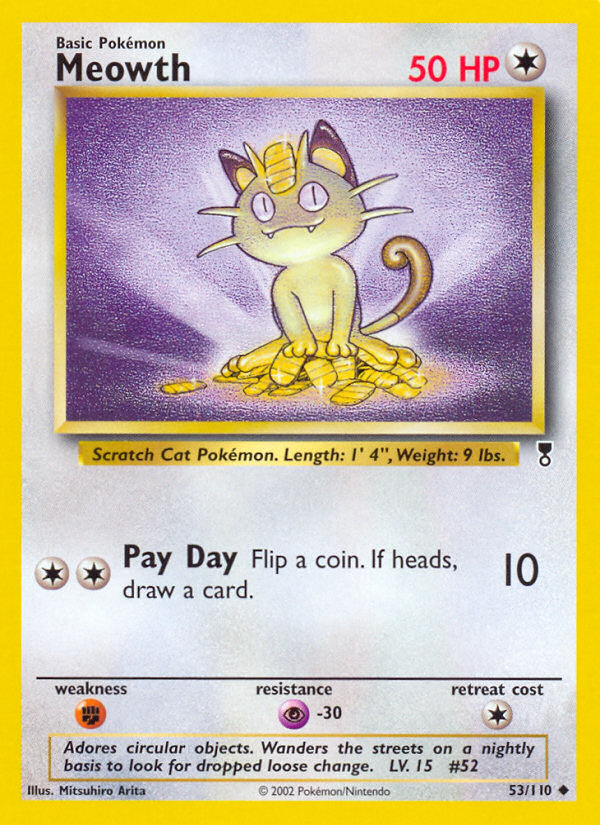 Meowth (53/110) [Legendary Collection] | Good Games Cannington