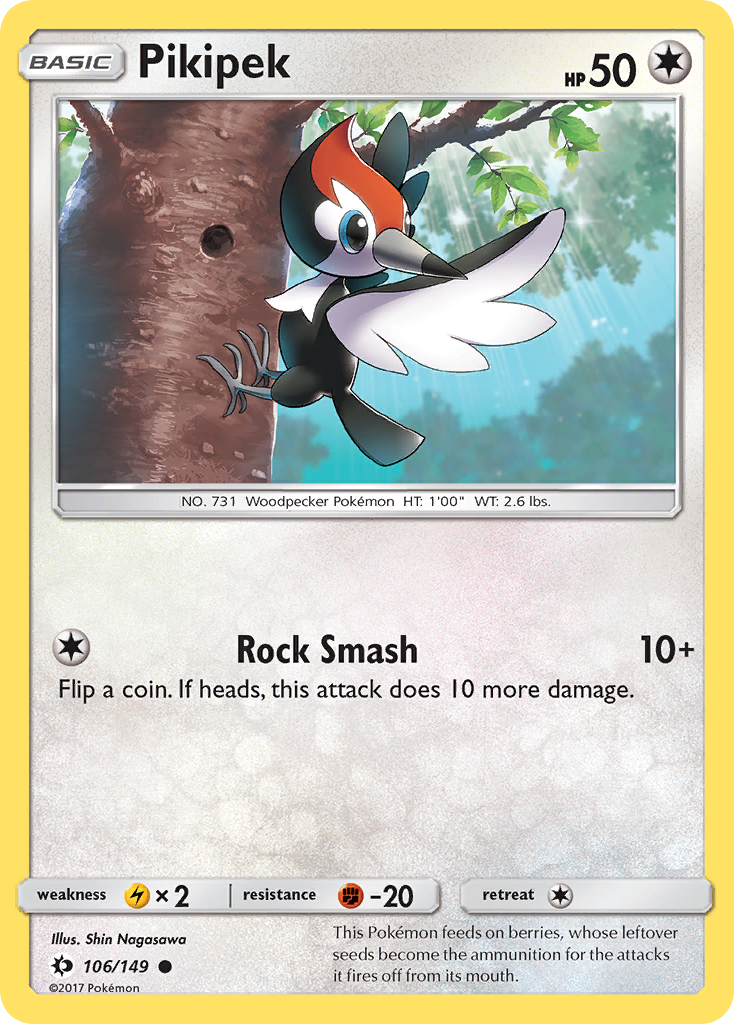 Pikipek (106/149) [Sun & Moon: Base Set] | Good Games Cannington