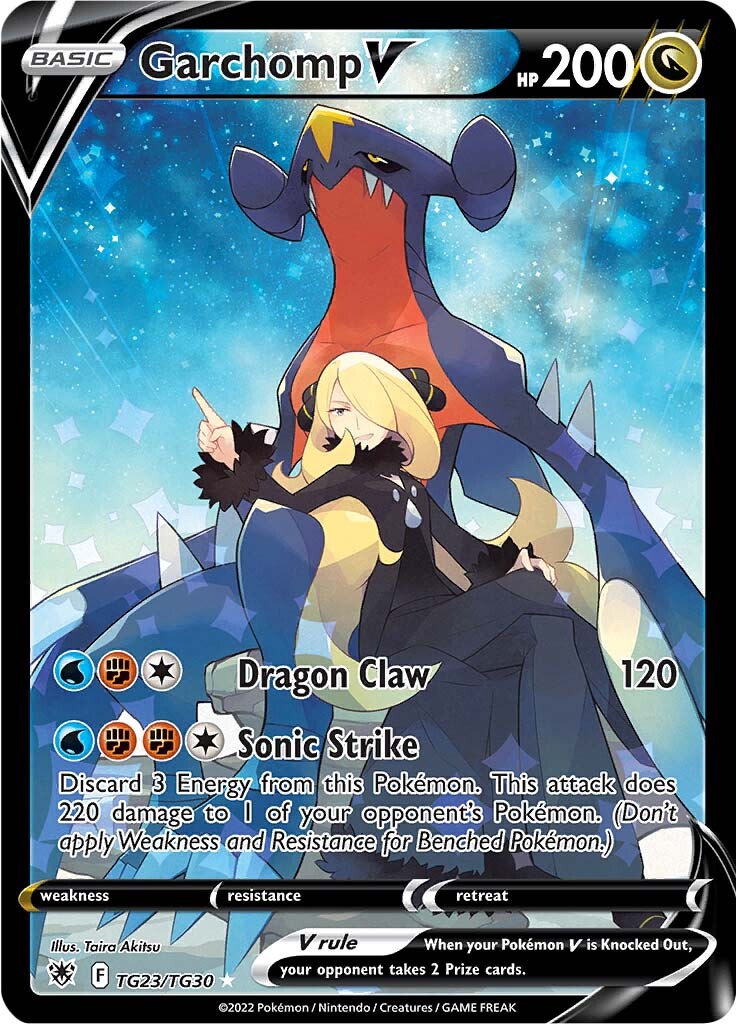 Garchomp V (TG23/TG30) [Sword & Shield: Astral Radiance] | Good Games Cannington