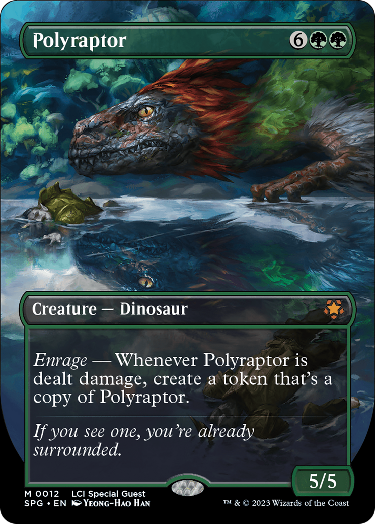 Polyraptor (Borderless) [The Lost Caverns of Ixalan Special Guests] | Good Games Cannington