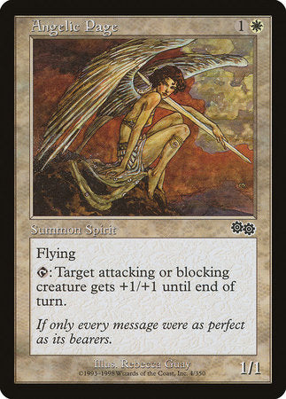 Angelic Page [Urza's Saga] | Good Games Cannington