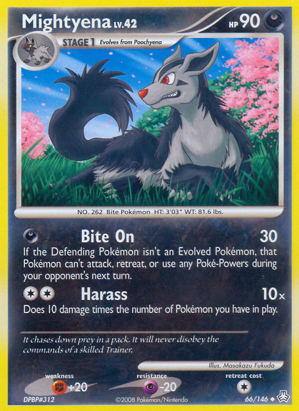 Mightyena (66/146) [Diamond & Pearl: Legends Awakened] | Good Games Cannington