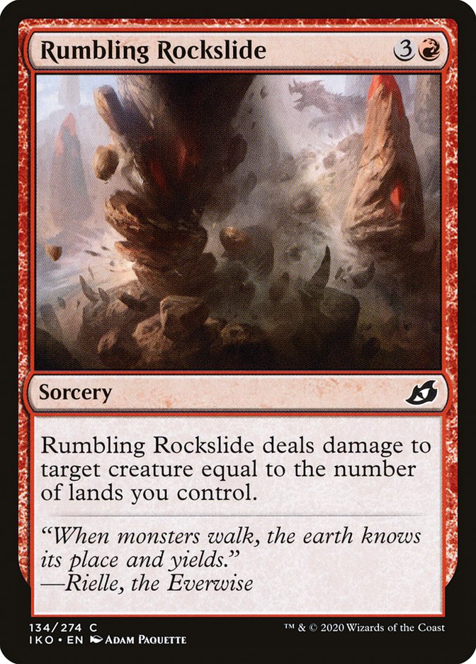 Rumbling Rockslide [Ikoria: Lair of Behemoths] | Good Games Cannington