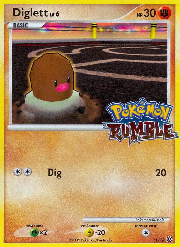 Diglett (11/16) [Pokémon Rumble] | Good Games Cannington