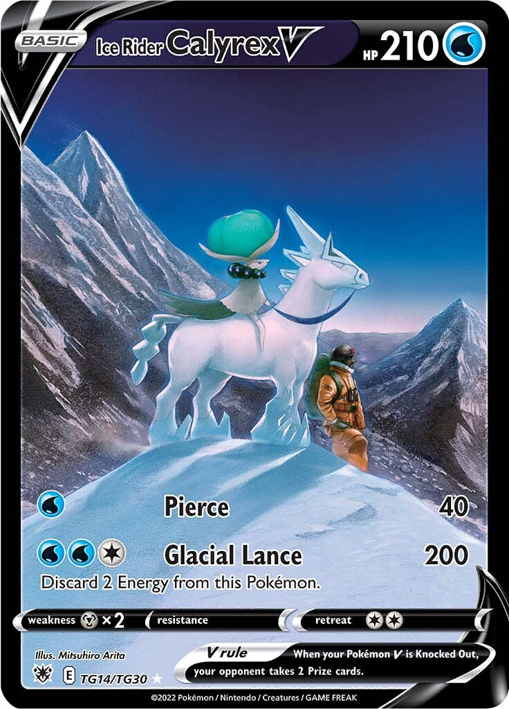 Ice Rider Calyrex V (TG14/TG30) [Sword & Shield: Astral Radiance] | Good Games Cannington