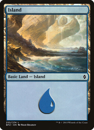 Island (255) [Battle for Zendikar] | Good Games Cannington