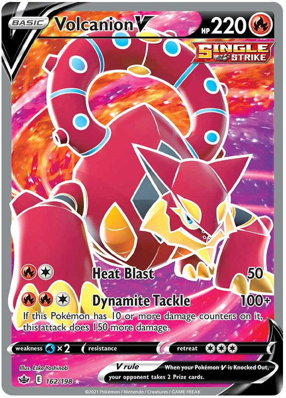 Volcanion V (162/198) [Sword & Shield: Chilling Reign] | Good Games Cannington