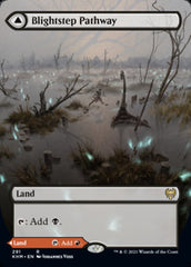 Blightstep Pathway // Searstep Pathway (Borderless Alternate Art) [Kaldheim] | Good Games Cannington