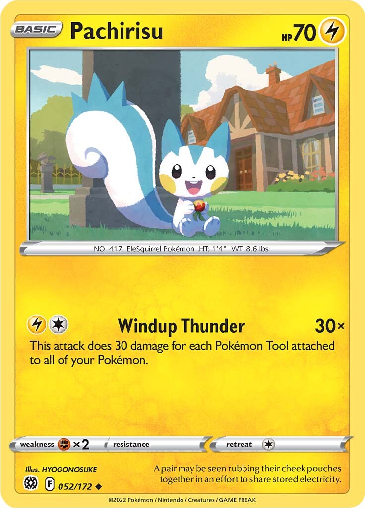Pachirisu (052/172) [Sword & Shield: Brilliant Stars] | Good Games Cannington