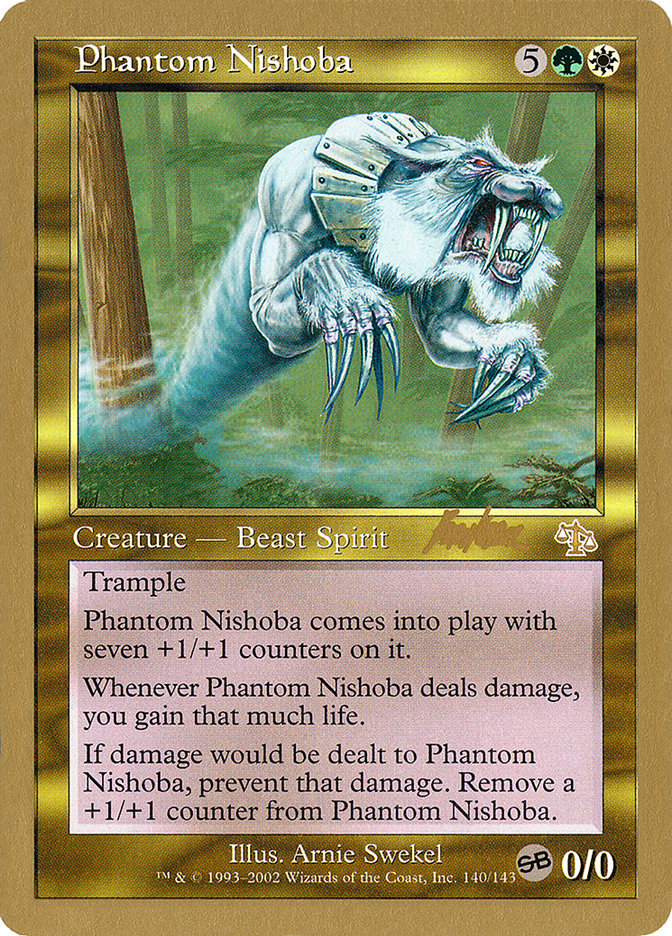 Phantom Nishoba (Brian Kibler) (SB) [World Championship Decks 2002] | Good Games Cannington