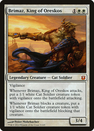 Brimaz, King of Oreskos [Born of the Gods] | Good Games Cannington