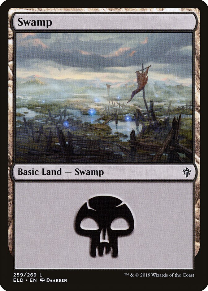 Swamp (259) [Throne of Eldraine] | Good Games Cannington