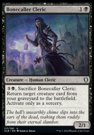 Bonecaller Cleric [Commander Legends: Battle for Baldur's Gate] | Good Games Cannington