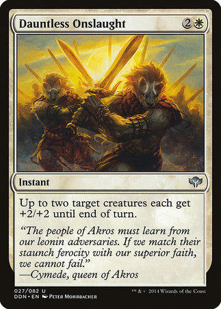 Dauntless Onslaught [Duel Decks: Speed vs. Cunning] | Good Games Cannington