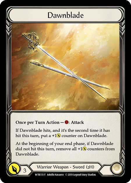Dawnblade // Romping Club [WTR115-T // WTR003-T] Alpha Print Normal | Good Games Cannington