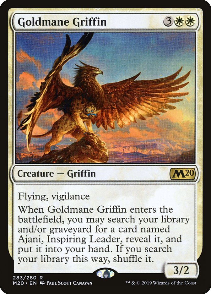 Goldmane Griffin [Core Set 2020] | Good Games Cannington