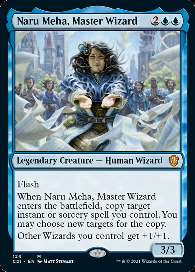 Naru Meha, Master Wizard [Commander 2021] | Good Games Cannington