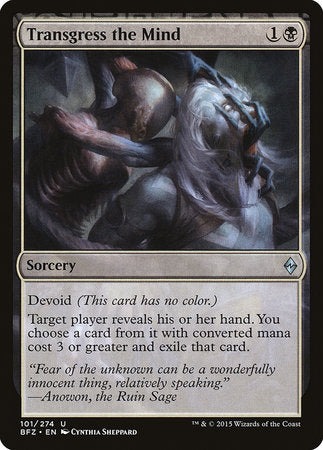 Transgress the Mind [Battle for Zendikar] | Good Games Cannington