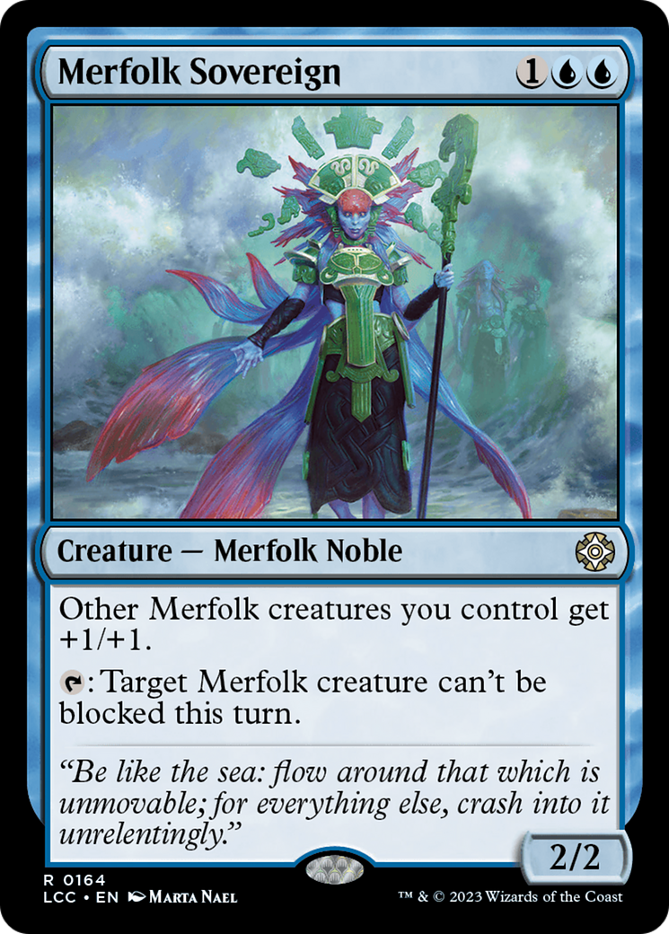 Merfolk Sovereign [The Lost Caverns of Ixalan Commander] | Good Games Cannington