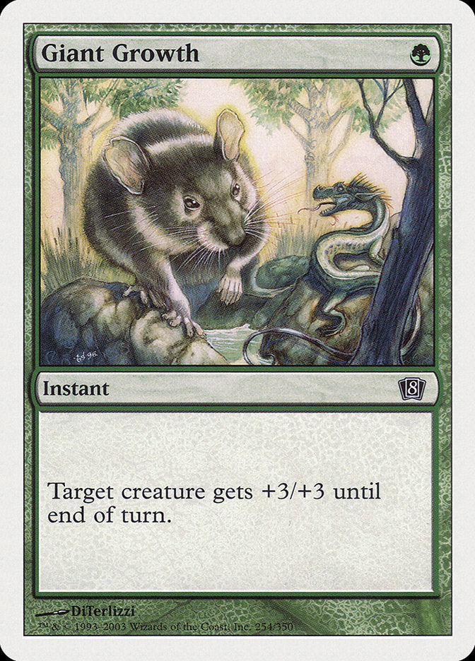 Giant Growth [Eighth Edition] | Good Games Cannington