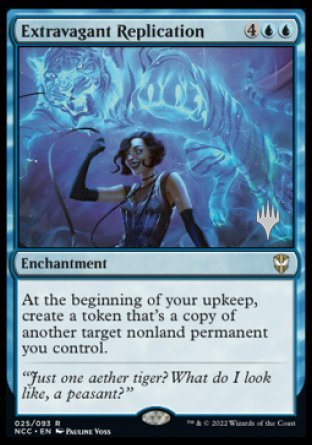 Extravagant Replication (Promo Pack) [Streets of New Capenna Commander Promos] | Good Games Cannington