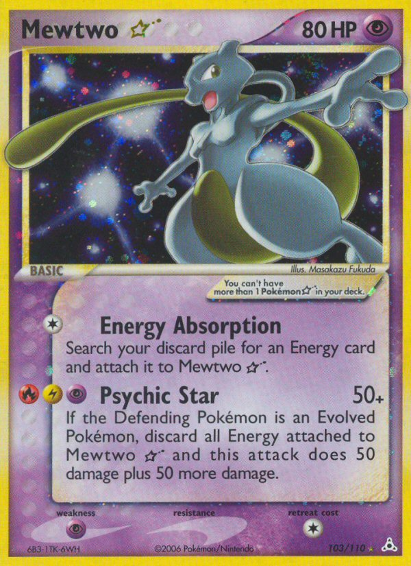 Mewtwo Star (103/110) [EX: Holon Phantoms] | Good Games Cannington