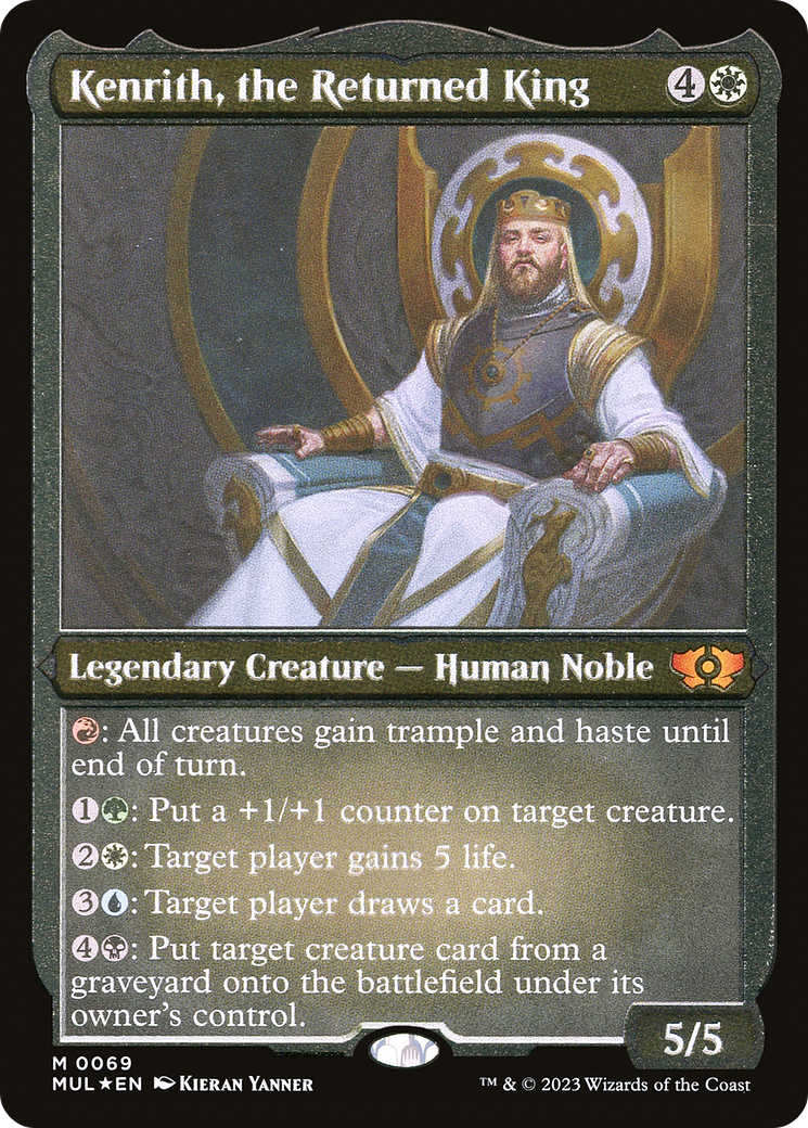 Kenrith, the Returned King (Foil Etched) [Multiverse Legends] | Good Games Cannington