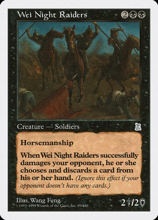 Wei Night Raiders [Portal Three Kingdoms] | Good Games Cannington