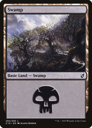 Swamp (294) [Commander 2019] | Good Games Cannington