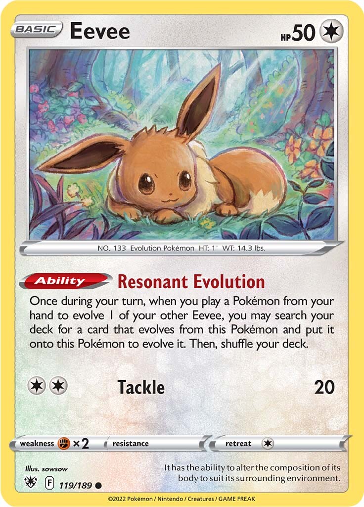 Eevee (119/189) [Sword & Shield: Astral Radiance] | Good Games Cannington
