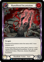 Runeblood Incantation (Yellow) [EVR108] (Everfest)  1st Edition Rainbow Foil | Good Games Cannington
